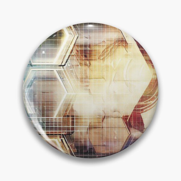 Item preview, Futuristic technological industrial hexagon design designed and sold by WelSol.