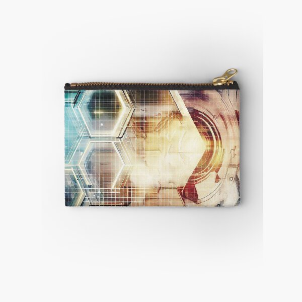Item preview, Futuristic technological industrial hexagon design designed and sold by WelSol.