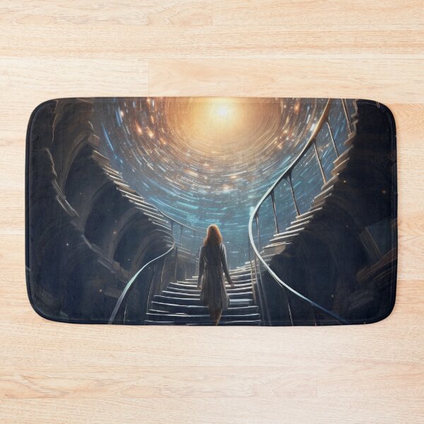 Item preview, Stairway to Infinite Knowledge: A Library in the Fantasy Galaxy designed and sold by oanaunciuleanu.