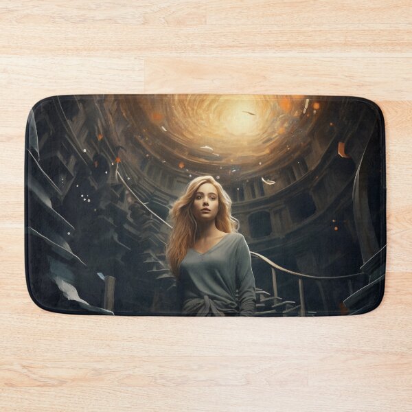 Item preview, Stairway to Infinite Knowledge: A Library in the Fantasy Galaxy designed and sold by oanaunciuleanu.
