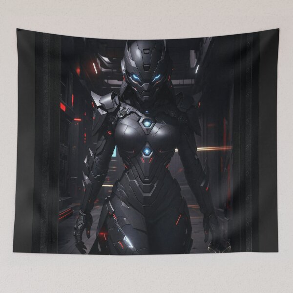 Item preview, The Renekor Battle Suit Sci-Fi Fantasy AI Concept Art by Xzendor7 designed and sold by Xzendor7 Digital Art Creations.