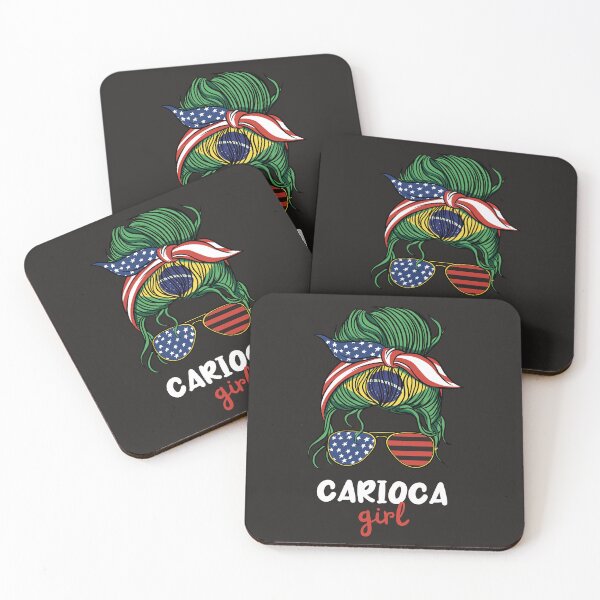 Artikelvorschau, Carioca Rio De Janeiro Brasilianische Mädchenflagge entworfen und verkauft von MrEddie10.