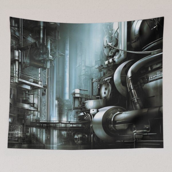 Item preview, dark and sober factory image designed and sold by WelSol.