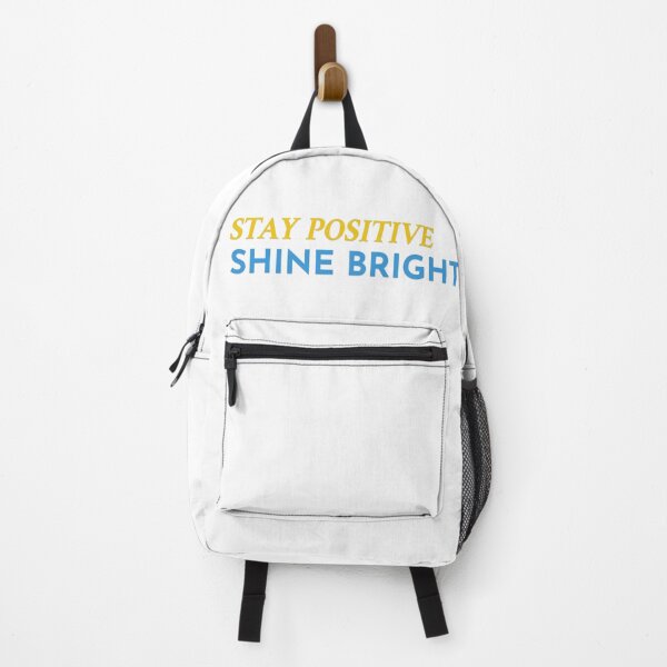 Item preview, Stay Positive, Shine Bright Typography Tee designed and sold by Prints Shoppe.