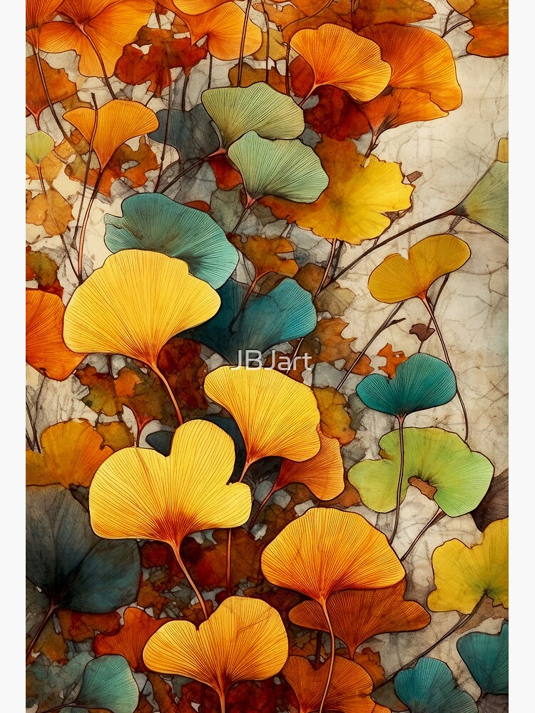 Ginko Biloba Leaves 14 #nature #ginko Greeting Card for Sale by JBJart