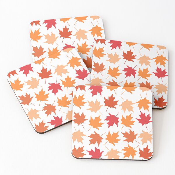 Item preview, Colorful Orange Autumn Leaves Pattern, made by EndlessEmporium designed and sold by EndlessEmporium.