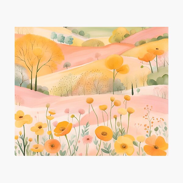 Item preview, Fleurs parisiennes n°1 : aquarelle florale. Collection Jardin de Fleurs designed and sold by Carraann .