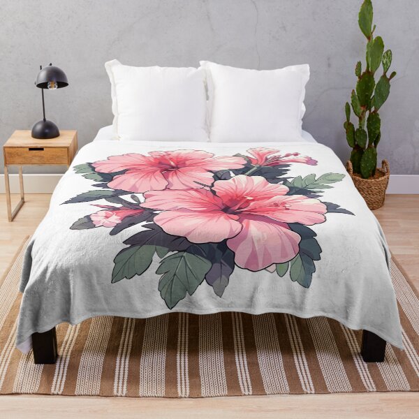 Item preview, Blush Blossom: Hibiscus in Pastel Hues designed and sold by KaleidoKiosk.