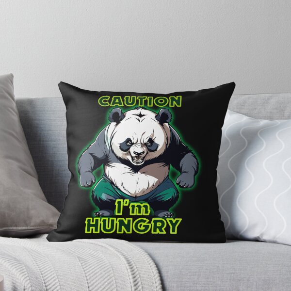 Item preview, Giant Angry Panda - Caution, I'm HUNGRY designed and sold by HoruXtore.