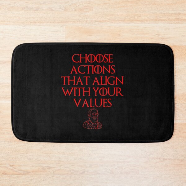 Item preview, Align With Your Values Stoic Philosophy Quote Design designed and sold by OurPhilosophy.