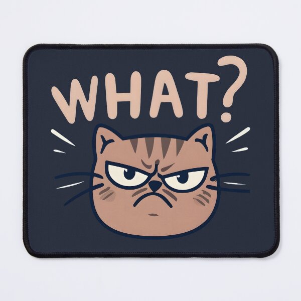 Item preview, Feline Intrigue: Decode the Cat's 'What?' designed and sold by JackJazz.