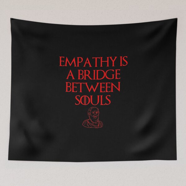 Item preview, Bridge Between Souls Stoic Philosophy Quote Design designed and sold by OurPhilosophy.