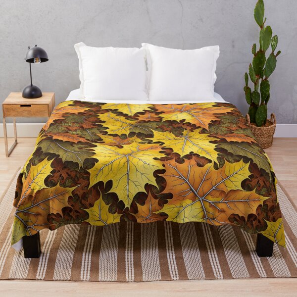 Item preview, Autumn leaves Fall pattern designed and sold by LuvleighArt.