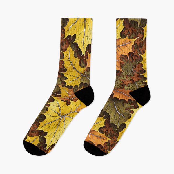 Item preview, Autumn leaves Fall pattern designed and sold by LuvleighArt.