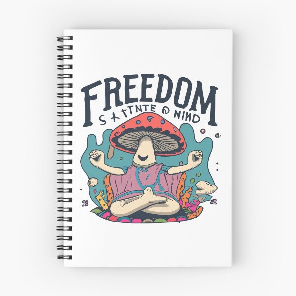 Item preview, Freedom is a state of mind | Journey to Inner Freedom | The Meditative Mushroom Sage designed and sold by mindexploration.