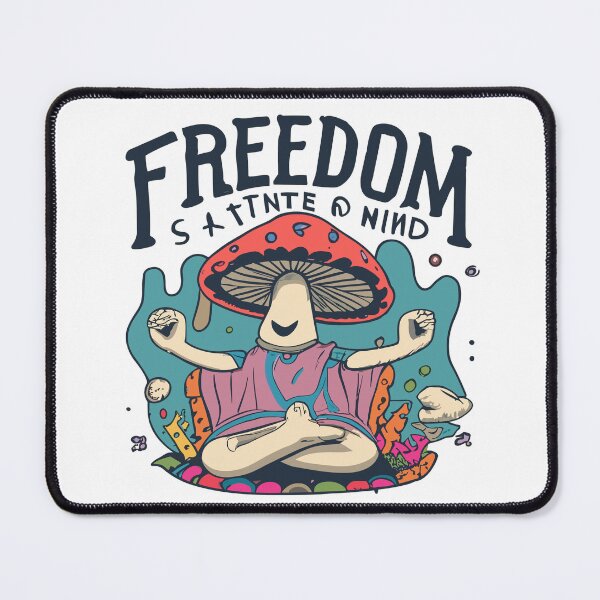 Item preview, Freedom is a state of mind | Journey to Inner Freedom | The Meditative Mushroom Sage designed and sold by mindexploration.