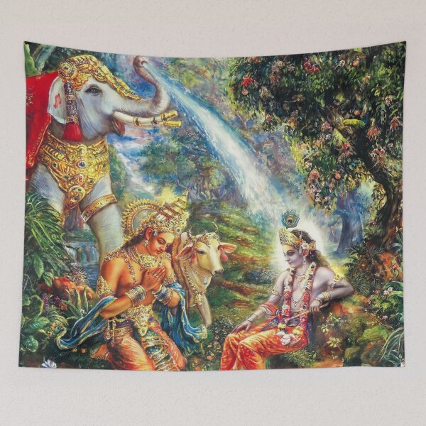 Item preview, lord krishna and Indra designed and sold by banothsonu.