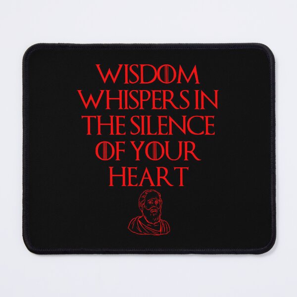Item preview, Silence of Your Heart Stoic Philosophy Quote Design designed and sold by OurPhilosophy.