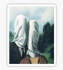 The Lovers I -Rene Magritte Sticker