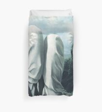 The Lovers I -Rene Magritte Duvet Cover