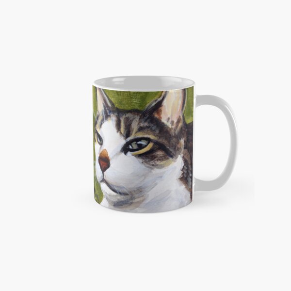 Baxter the green-eyed cat Classic Mug