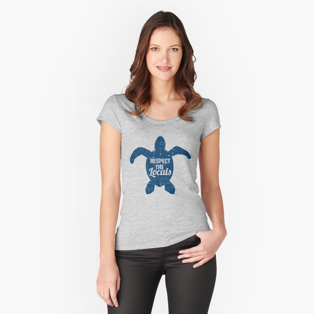 Item preview, Fitted Scoop T-Shirt designed and sold by banwa.