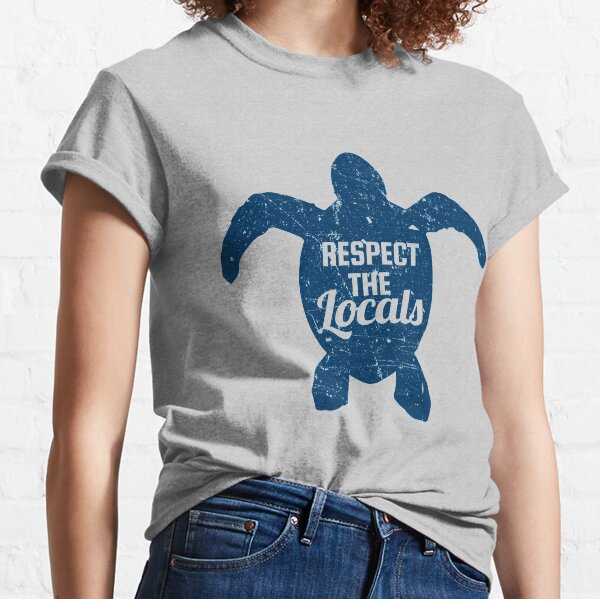 Item preview, Respect The Locals Sea Turtle Conservation designed and sold by banwa.