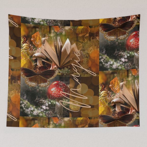 Item preview, Magic Forest Core Photo Montage Colorful Design designed and sold by EarthArtDesigns.