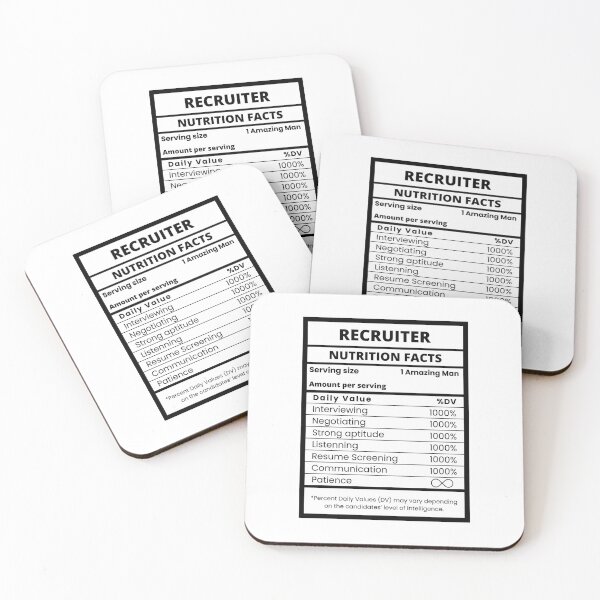 Item preview, Recruiter Human Resource Manager designed and sold by CuteLovelyDesigns.