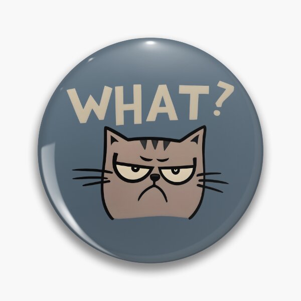 Item preview, Curious Query: The Cat Asking 'What? designed and sold by JackJazz.