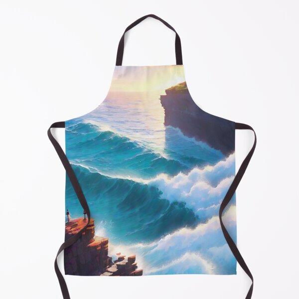 Item preview, Dramatic Coastal Cliif with Waves designed and sold by Arkneer.