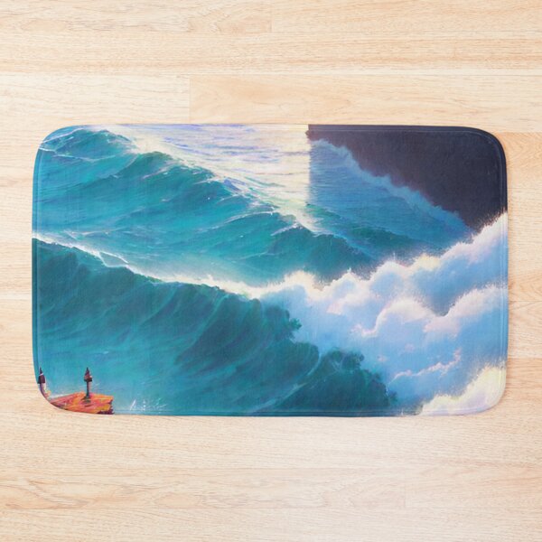 Item preview, Dramatic Coastal Cliif with Waves designed and sold by Arkneer.