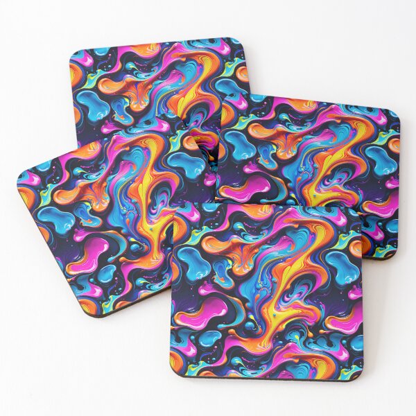 Item preview, Abstract, All Over Print, Vibrant Liquid Paint Design designed and sold by Image-Caption.