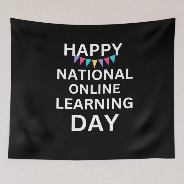 Item preview, National Online Learning Day designed and sold by ANNINOART ⭐⭐⭐⭐⭐.