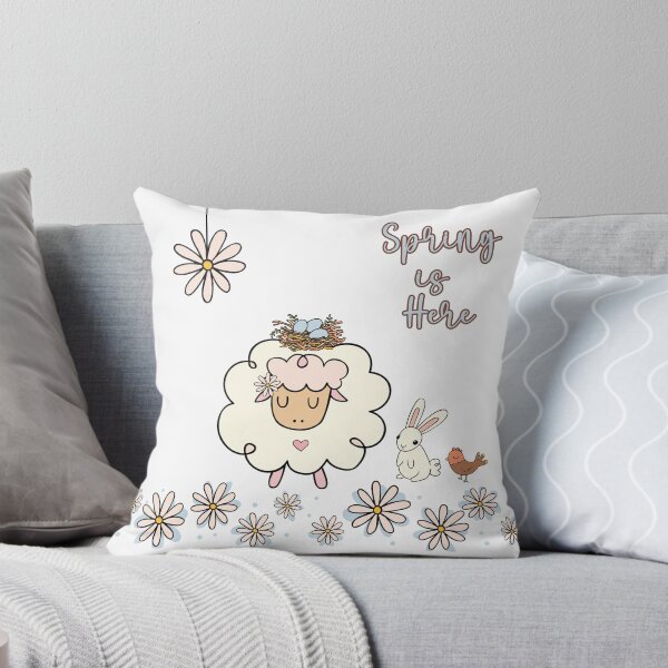 Item preview, Spring is Here - Cute Sheep and Friends designed and sold by Flapi Home.