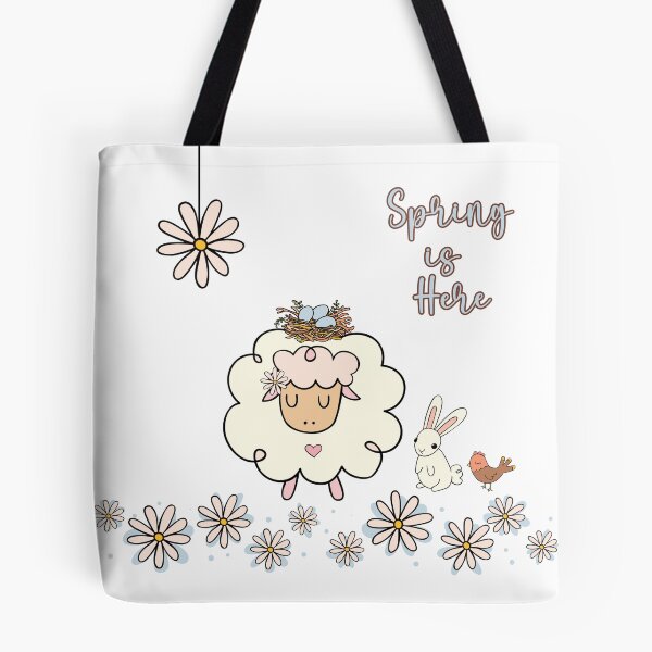 Item preview, Spring is Here - Cute Sheep and Friends designed and sold by Flapi Home.
