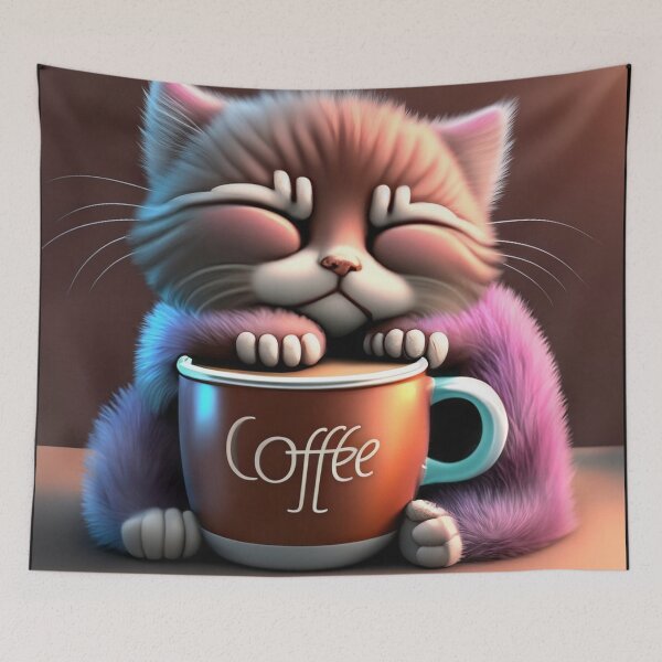 Item preview, Caffeine Hugs: Coffee and Cuddles 3 designed and sold by The Digital Compass.