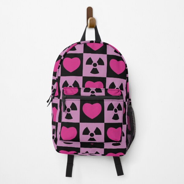 Item preview, Hearts & Radiation Checkered Pattern designed and sold by LunaticoDraws.