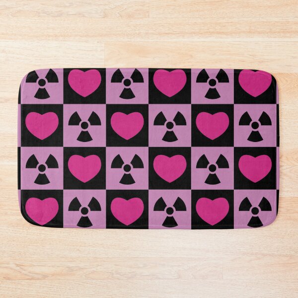 Item preview, Hearts & Radiation Checkered Pattern designed and sold by LunaticoDraws.