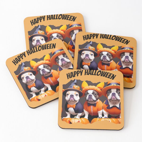 Item preview, Halloween French Bulldogs - c designed and sold by Sunflower5576.