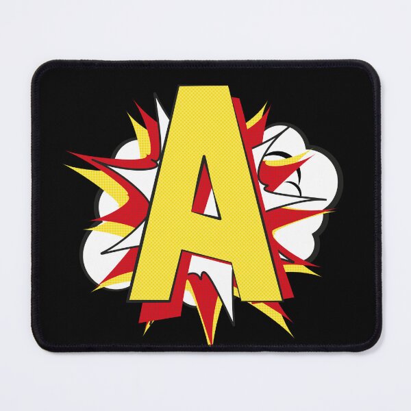 Item preview, Letter A Monogram Comic Book Style designed and sold by renegadesparrow.