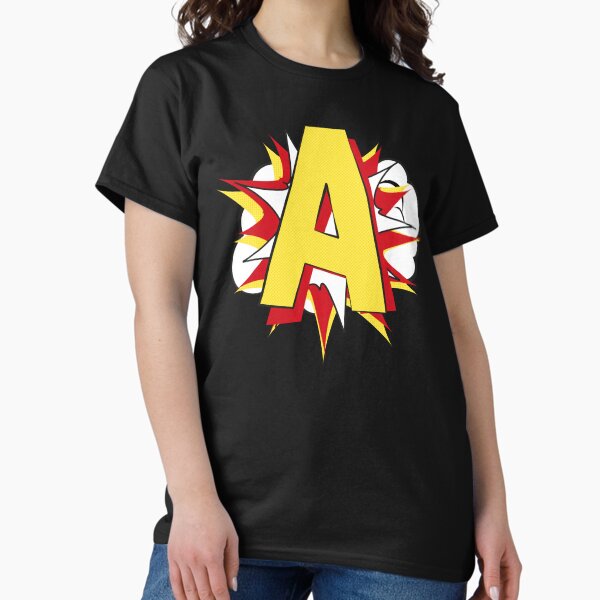 Item preview, Letter A Monogram Comic Book Style designed and sold by renegadesparrow.