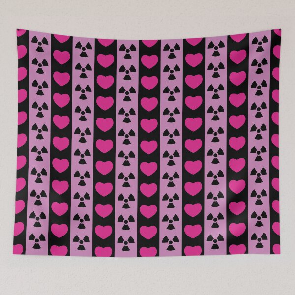 Item preview, Hearts & Radiation Pattern designed and sold by LunaticoDraws.