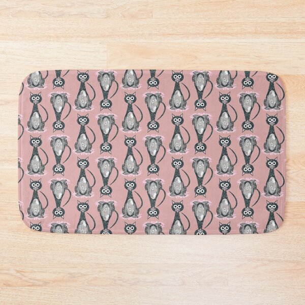 Item preview, Floral Black Cat Pattern designed and sold by JohnnyPraize.