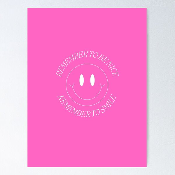 Preppy Aesthetic Smiley Posters for Sale