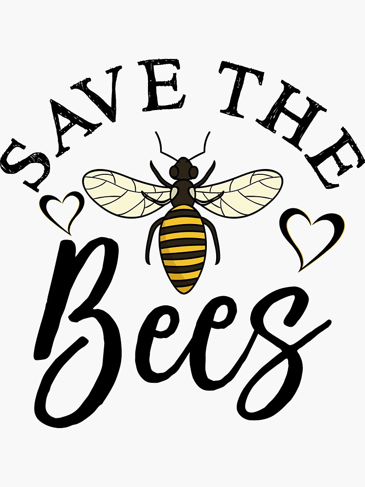 Save the Bees Stickers