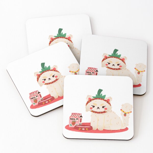 Item preview, Strawberry Cat designed and sold by Sadie Sandia Star.