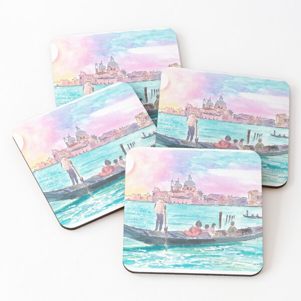 Item preview, Romantic gondola ride into Venice's Grand Canal with light dancing on the water designed and sold by artshop77.