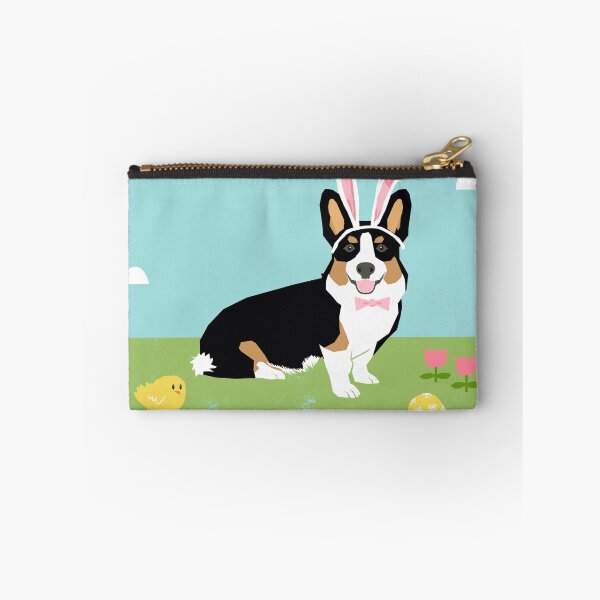 Item preview, Corgi easter dog breed pet art tricolored corgis portrait  designed and sold by PetFriendly.