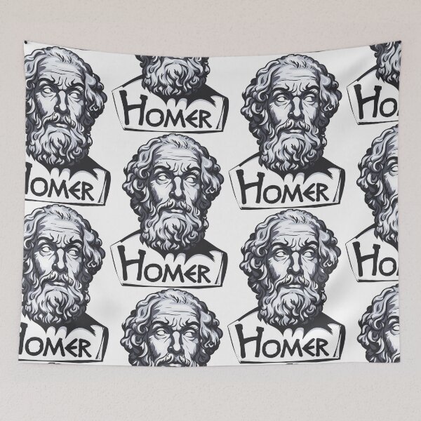 Item preview, Homer - Greek poet designed and sold by portokalis.